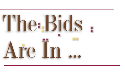 The Bids Are In
